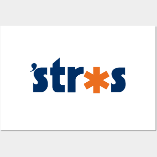 Stros Asterisk - White Posters and Art